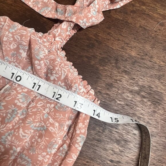 Sincerely Jules Tiered Maxi Dress Medium Boho Cottage Prairie Country Milkmaid‎ - Picture 5 of 10